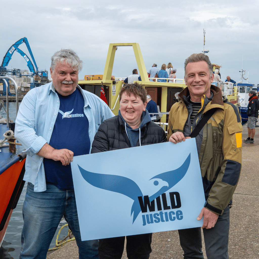 Mark Avery, Ruth Tingay and Chris Packham from Wild Justice