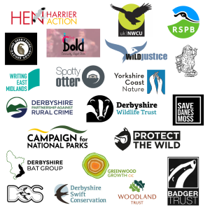 Logos for all the stalls and stands at Action for Wildlife Day