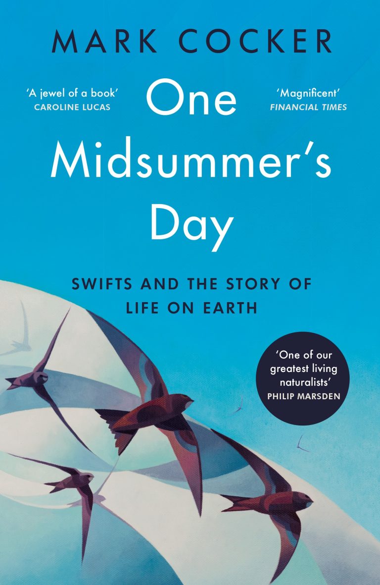 Front cover of Mark Cocker's latest book, One Midsummer's Day